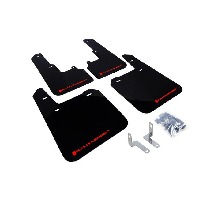 Rally Armor MF36-UR-BLK/RD - 2015-2019 Subaru Outback 2.5i 2.5i Premium 2.5i Limited 3.6R Limited - Black Mud Flap/Red Logo