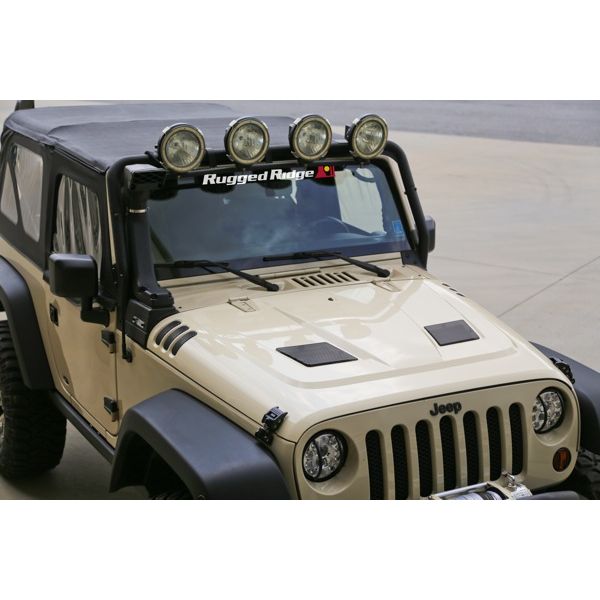 Performance Vented Hood; 07-16 Jeep Wrangler JK