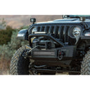 Go Rhino - 331101T - Rockline Winch & LED Ready Front Stubby Bumper with Over rider Light Mount Bar