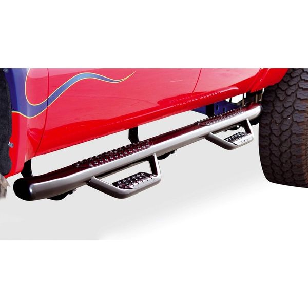 Go Rhino - D44351B - DOMINATOR D4 Dual-Step(TM) Cab-Length SideSteps