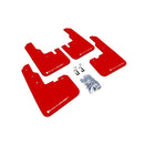 Rally Armor MF44-UR-RD/WH - 2016-2018 Toyota RAV4 - Red Mud Flap/White Logo