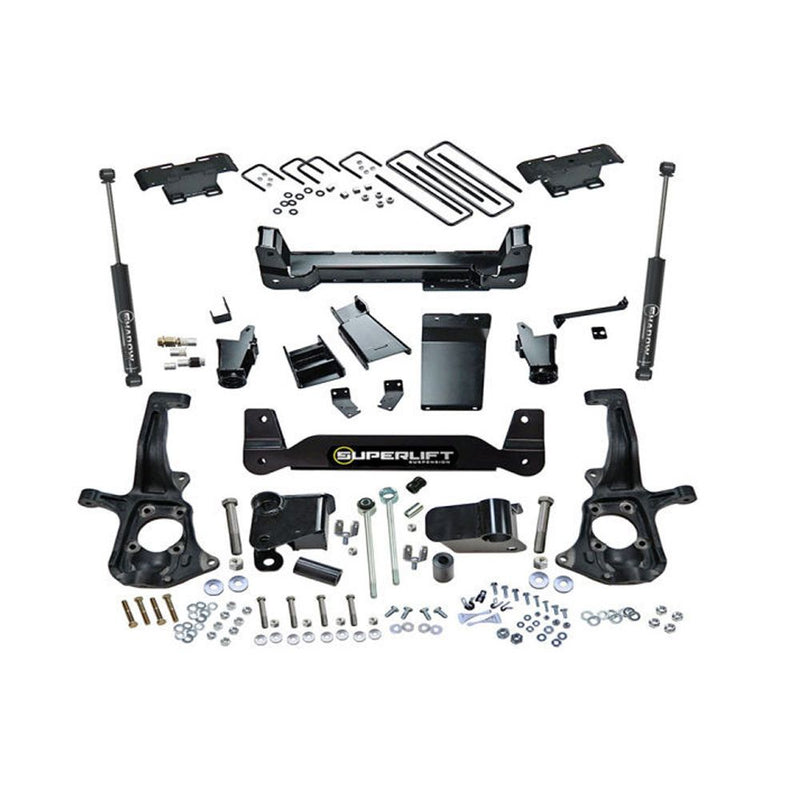 SUPERLIFT LIFT KIT GM 2/3500HD 4WD KNUCKLE KIT W/SL SHOCKS 6in