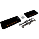 Rally Armor MF38-UR-BLK/OR - 2015-2016 Polaris Slingshot SL SL LE - Black Mud Flap/Orange Logo