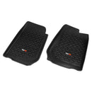 Floor Liners Front Black RHD; 07-16 Jeep Wrangler/JKU