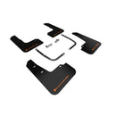 Rally Armor MF58-UR-BLK/OR - 2019+ Hyundai Veloster Veloster Turbo 2.0 R-Spec - Black Mud Flap/Orange Logo