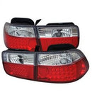 ( Spyder ) - LED Tail Lights - Red Clear