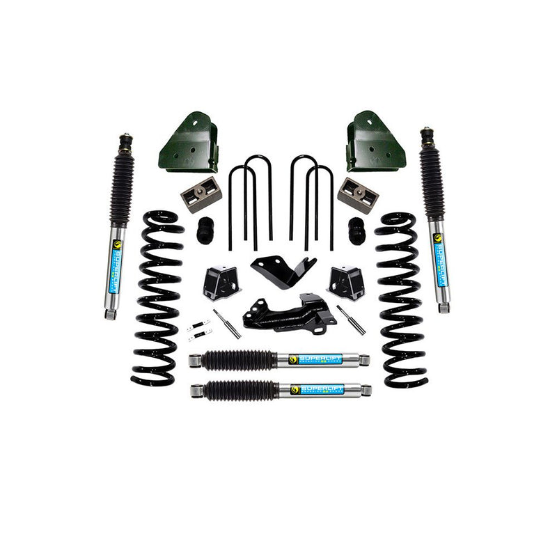 SUPERLIFT LIFT KIT FD F250/350 05-07 4WD DSL W/BLSTN SHOCKS 4''