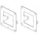 Go Rhino - 241742T - Bumper Light Plates (Surface Mount 3in Cube Lights)