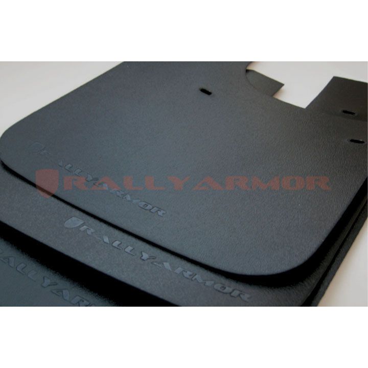Rally Armor MF2-BAS-BLK - 1993-2001 Subaru Impreza RS/LX/GL/Sport - Black Mud Flap/Black Logo