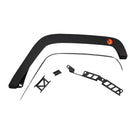 Go Rhino - 701131T - Pair of Trailline. 3in Wide Steel Front Fenders for 2007-2018 Jeep JK Wrangler