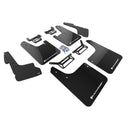 Rally Armor MF48-UR-BLK/WH - 2012-2019 Toyota 4Runner Base Limited TRD Pro - Black Mud Flap/White Logo