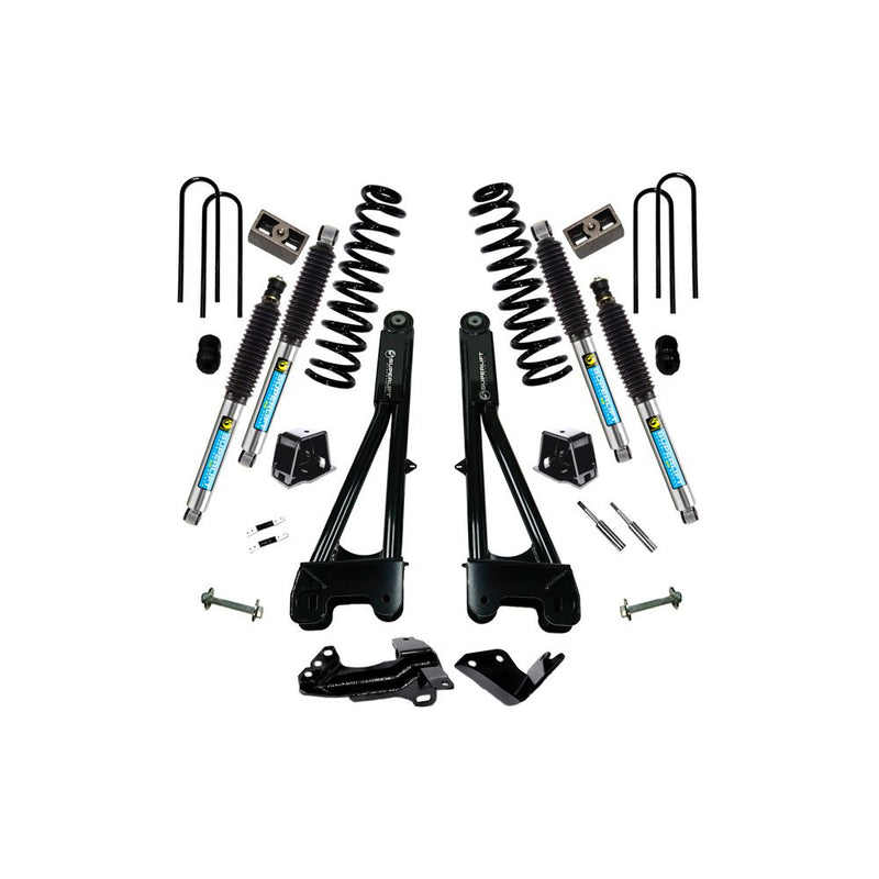 SUPERLIFT LIFT KIT FD F250/350 05-07 4WD DSL W/BLSTN SHOCKS 4''