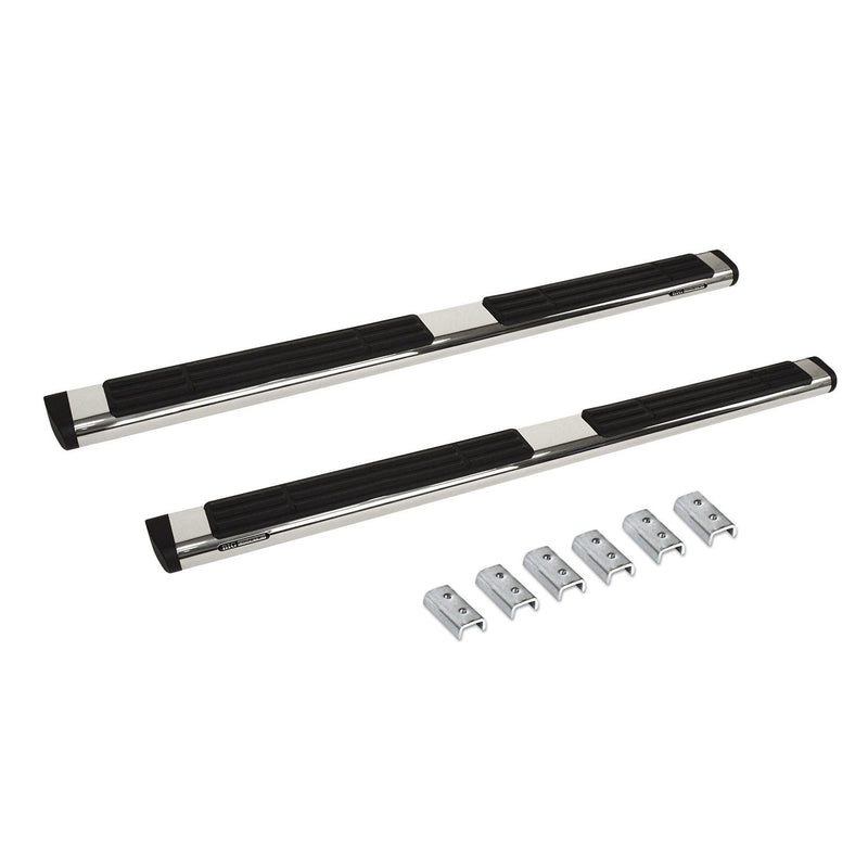 6" OE Xtreme Stainless SideSteps Kit - 80" Long + Brackets