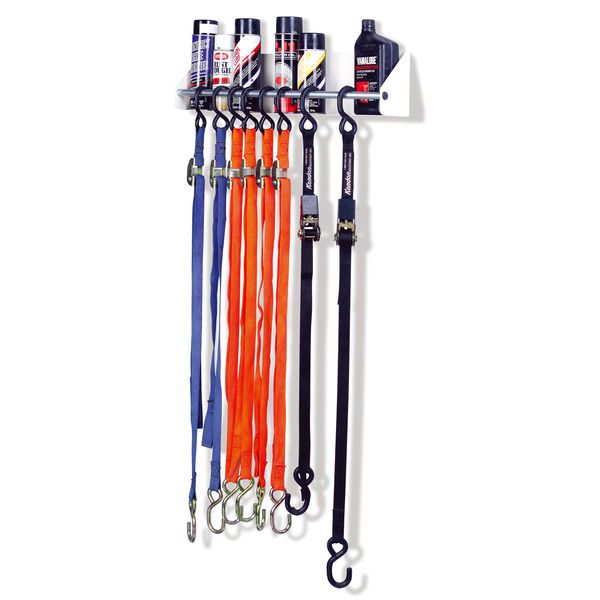 Go Rhino - 2018W - Medium Aerosol Can Organizer & Bar Combination - White