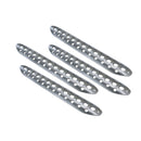 Go Rhino - D30003S - Dominator D3 Modular Scuff Pads (4 large) - Silver aluminum