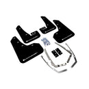 Rally Armor MF37-UR-BLK/WH - 2015-2019 Volkswagen Golf R GTI TSI Sportwagen Alltrack / 2015-2019 Volkswagen Golf GTI TSI Sportwagen Alltrack - Black Mud Flap/White Logo