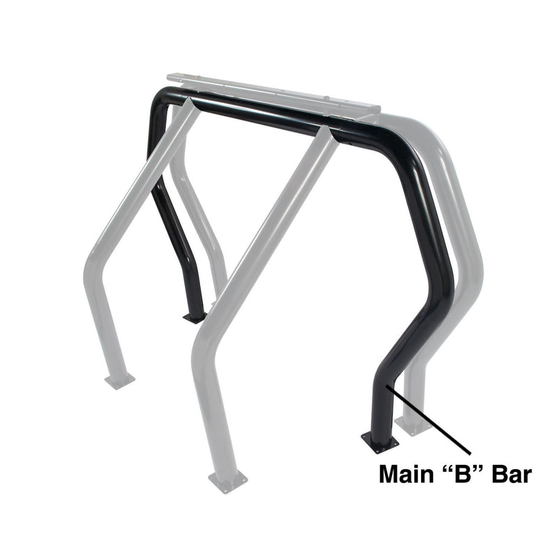 Go Rhino - 96002B - Go Rhino! Bed Bars - inBin Main Bar