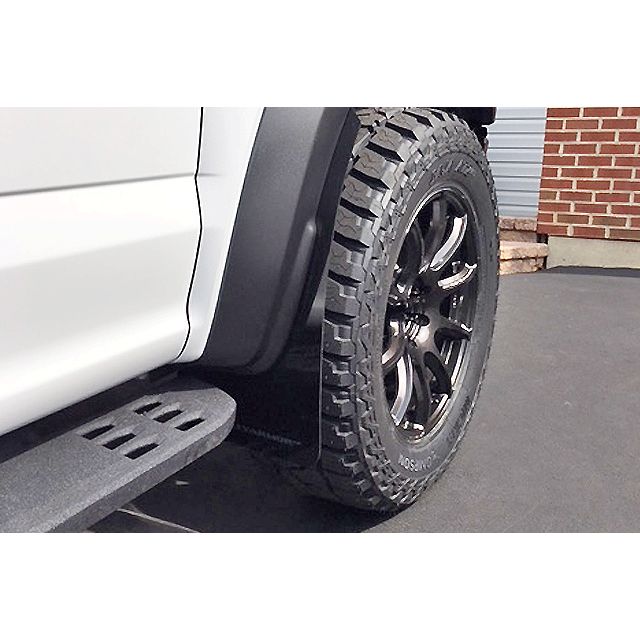 Rally Armor MF53-UR-BLK/DGRY - 2017-2019 Ford Raptor Raptor - Black Mud Flap/Dark Grey Logo