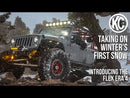FLEX ERA 4 - 2-Light System - Pillar Mount - 80W Combo Beam - for Jeep JK