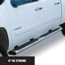 Go Rhino - 660061PS - 6in OE Xtreme Stainless SideSteps - 61in Long - Bars Only