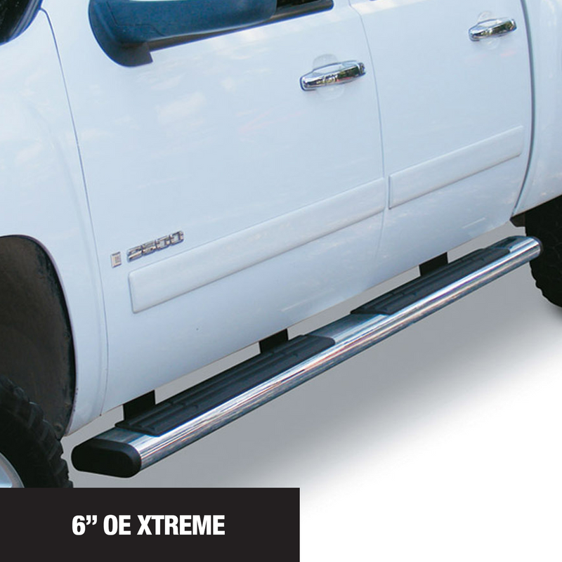 Go Rhino - 660061PS - 6in OE Xtreme Stainless SideSteps - 61in Long - Bars Only